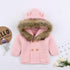 Warm Winter Luxury Newborn Baby Boy Girl Knitted Buttons Hooded Jacket Coat In Modern Design