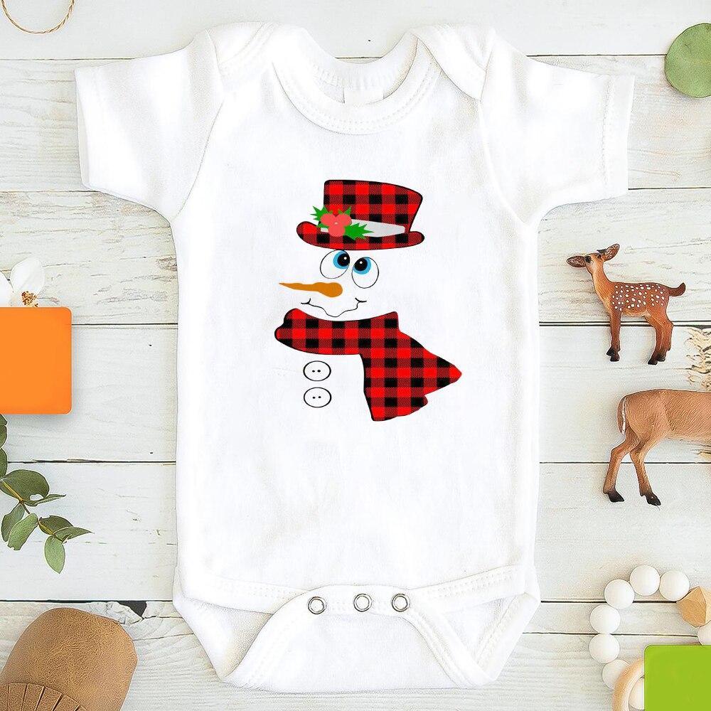 Baby Girl / boy Clothes Cute Dog Christmas Print  One-Pieces Bodysuit for Newborns Design