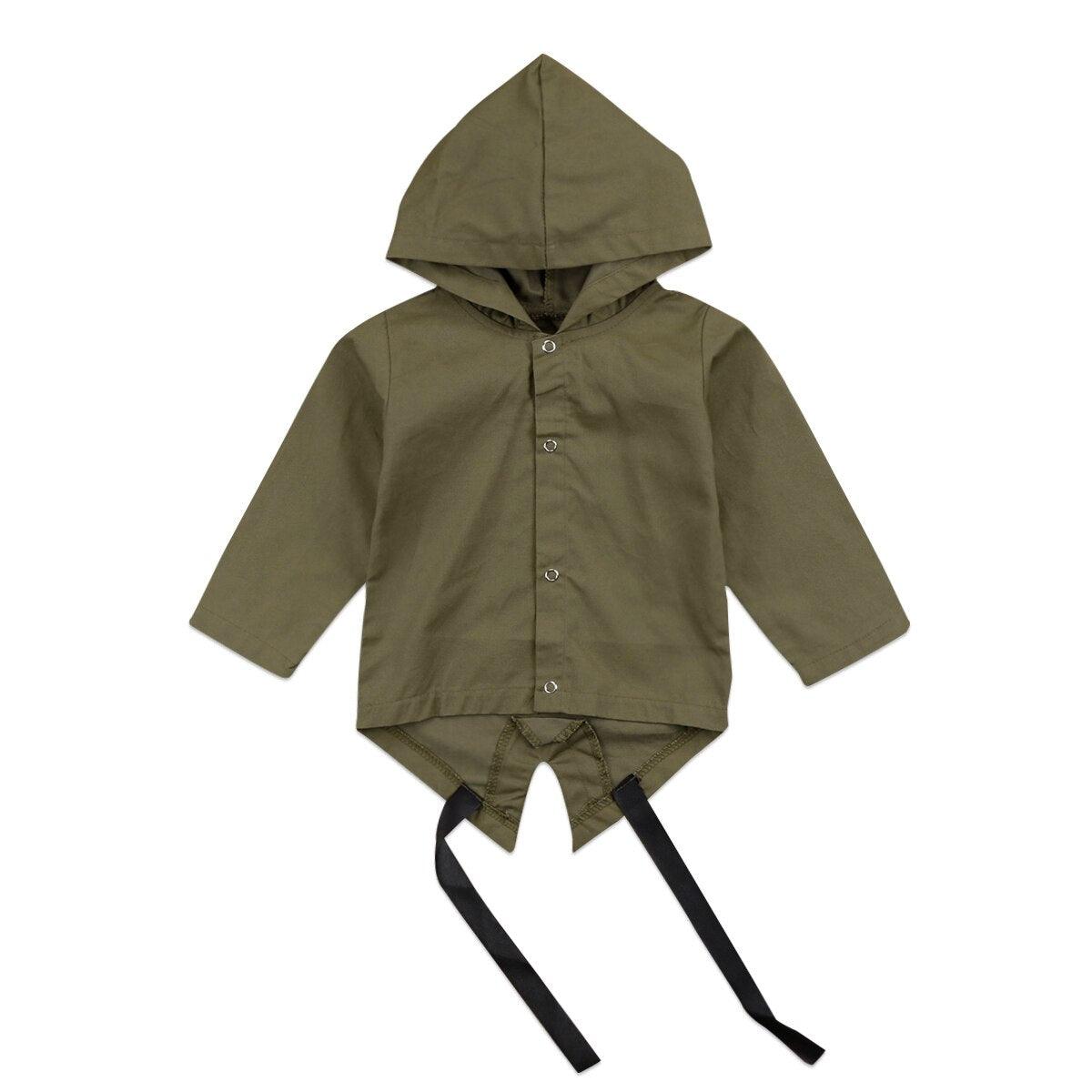 Modern Infant Newborn Baby Boy Hooded Coat Jacket Outwear Clothes For Boys In Trend New Elegant Style