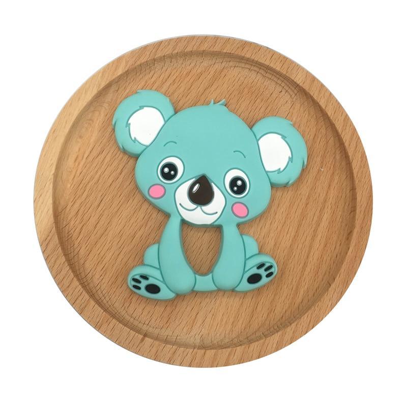 1pc Unique Baby Koala Silicone Teether Teething Chew Toy   Nursing Tool Pendant Food Grade Silicone