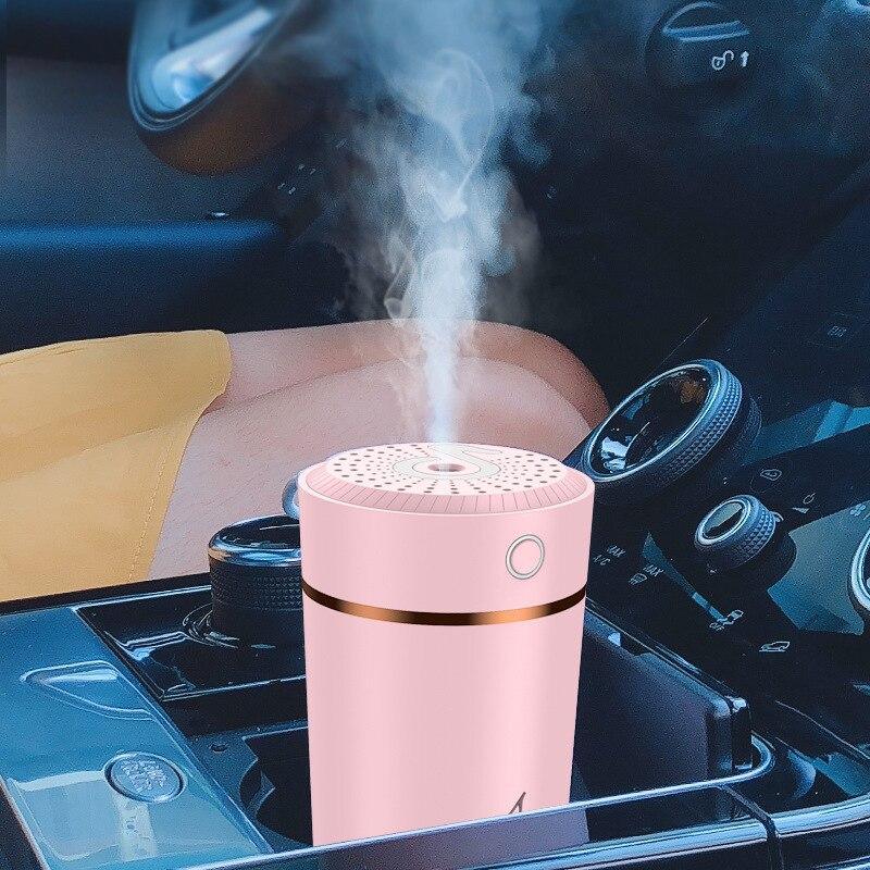 New USB Portable Mini Air Humidifier 200 ML Ultrasonic Essential Oil Diffuser For Home Bedroom Office Car With 7 Color Lights