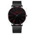 2020 Minimalist Men's Fashion Ultra Thin Watch Simple Men Business Stainless Steel Mesh Belt Quartz Watch Relogio Masculino