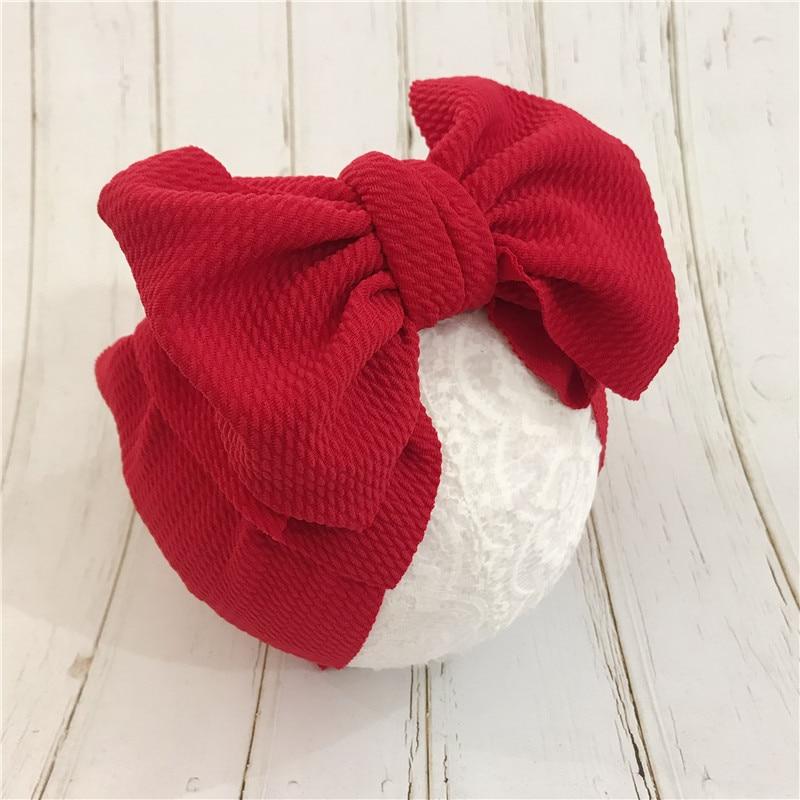 Modern retro Vintage Baby and Mom Textured Headwrap Pre-tied Turban Headband Bow Super Soft and Stretchy Hair Bows Kids Accessories for Girls and Moms