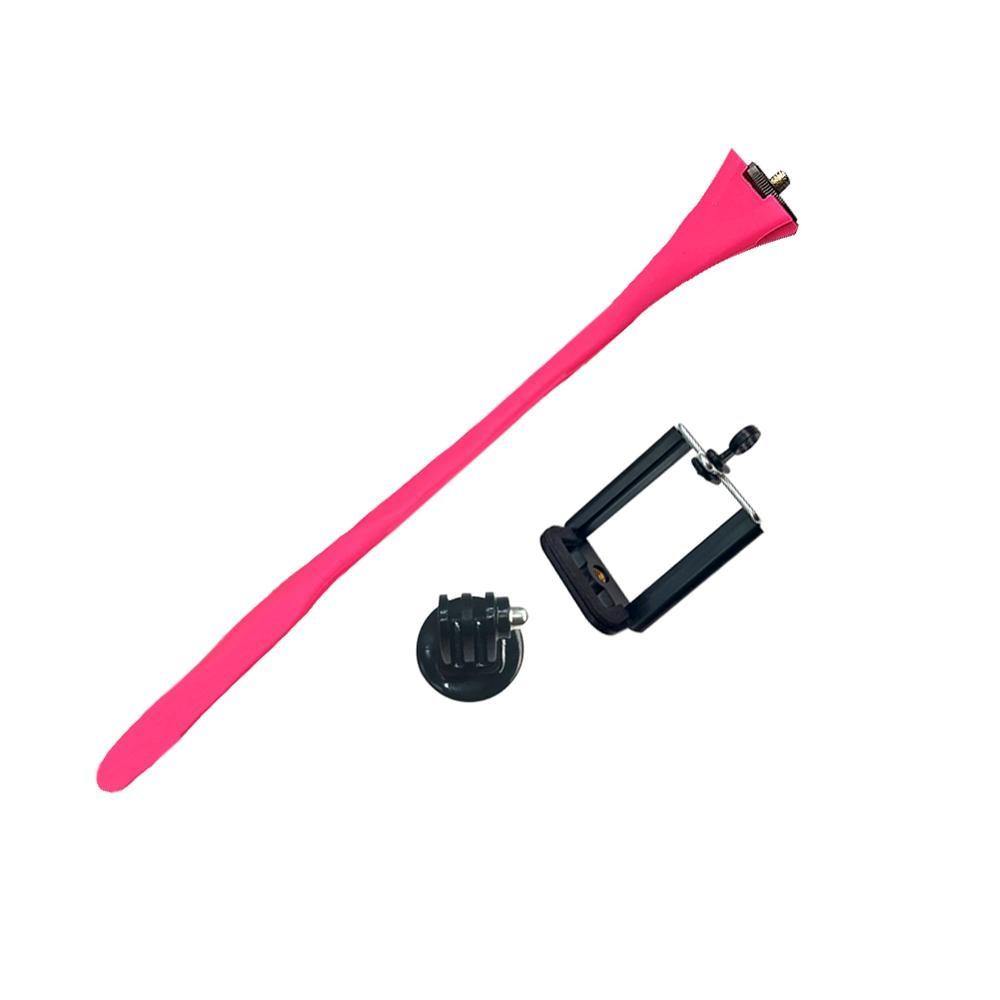 Flexible Yellow Universal Selfie Stick Monopod High Quality Phone Holder For Camera