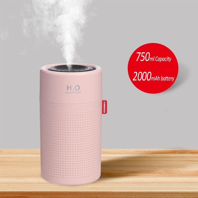 Wireless Air Humidifier USB Portbale Aroma Diffuser 2000mAh Battery Rechargeable Umidificador Essential Oil Humidificador Mist Maker