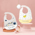 Modern Baby Bibs Waterproof Silicone Feeding Baby Saliva Towel Newborn Cartoon Aprons Baby Bibs Adjustable Burp for Baby Kids