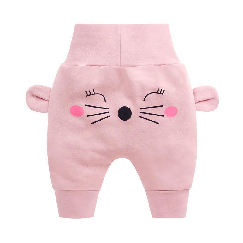 New Baby Fashion Long Pants Cartoon Animal Printing Baby Trousers Kid Wear Baby Pants  For Kids