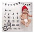 Baby Monthly Growth Milestone Blanket Photography Requirements Background Towel Cute Memory Carpet