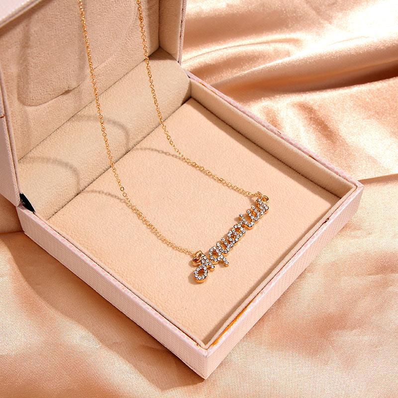 Luxury Diamond Shiny Butterfly Pendant Necklace Shiny Crystal For Women Luxury Jewelry Style Perfect Gift For Girls