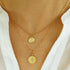 NEW Trend Style Women Necklaces In Different Shapes Gold Moon Star Coin Necklace In Luxury Jewelry Design