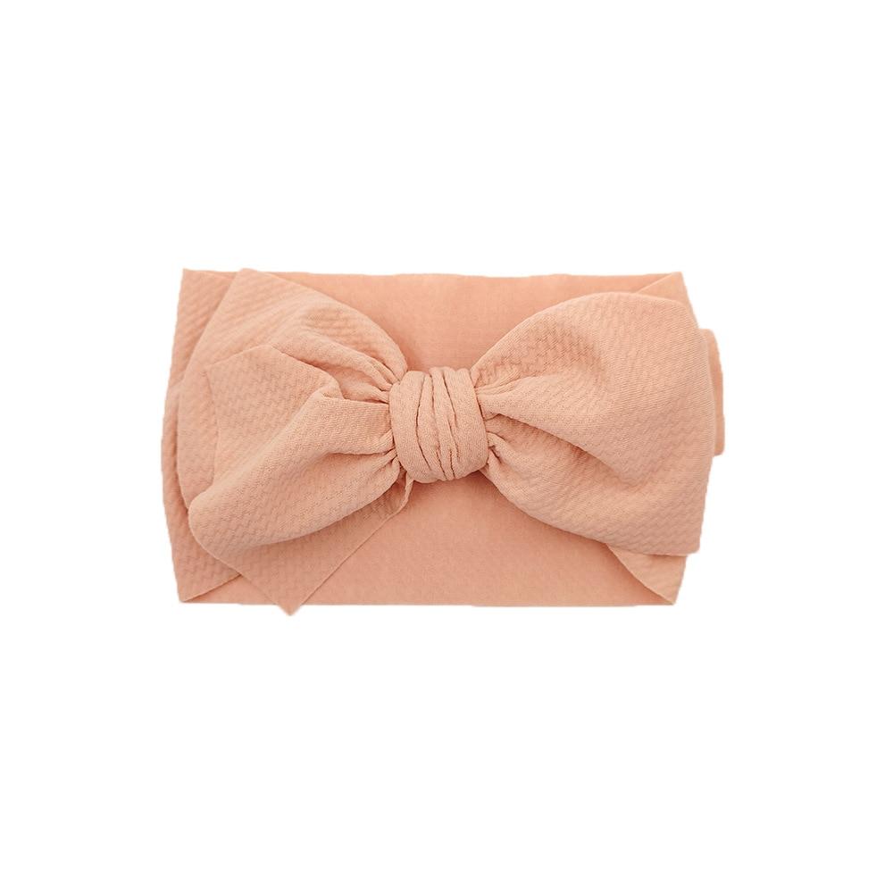 Baby Girls Headband Toddler Big Bow Hairband Cute Solid Stretch Turban For Baby Girls In Modern New Style