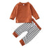 Baby Boy Summer Tops T-shirt Striped Pants Outfit Pajamas for Sleeping In Modern Style For Boys And Girls