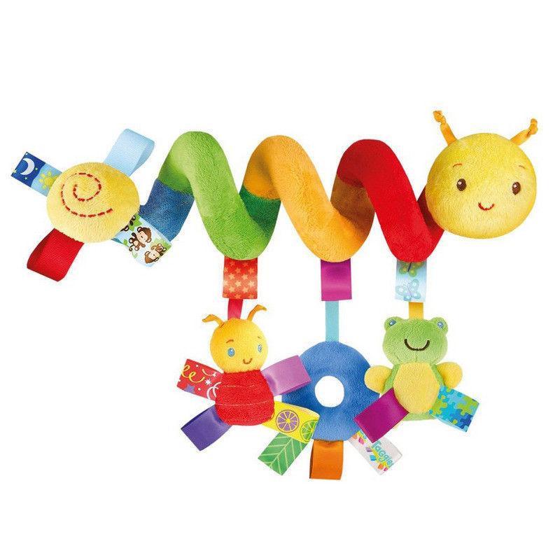 Cute Activity Spiral Crib Stroller Travel Hanging Toys Baby Rattles Toy Colorful For Kids and Baby