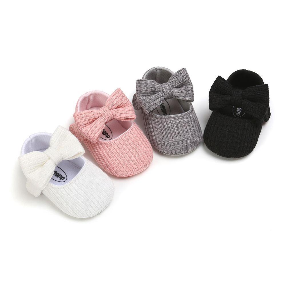 Baby Girl Princess Shoes Newborn Girls Bowknot Soft Bottom Casual Prewalkers For Baby Girl Shoes 0-18Months