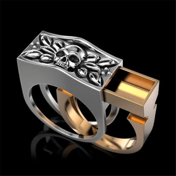 Epic Viking Nordic Mythology Giant Wolf Men Ring Defense Totem Wolf Fashion Hip Hop Rock Unisex Finger Ring Punk Gift For Men