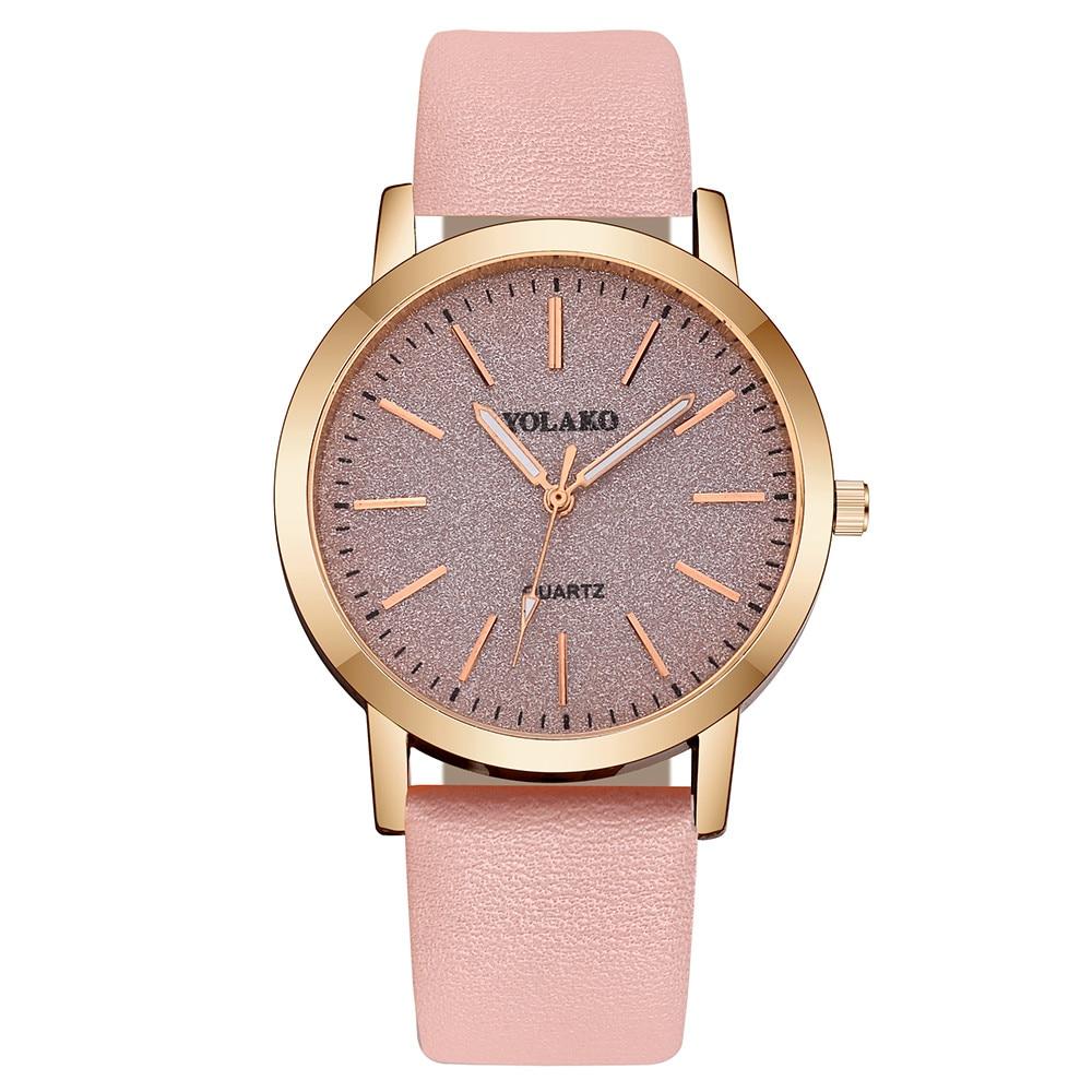 Sky watch women lady watch for woman Casual Quartz Leather Band Analog women clock luxury Wristwatch For Women and Girls