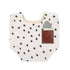 Floral Vintage Newborn Double Side Bibs Boys Girls Waterproof Linen Cotton Saliva Towel