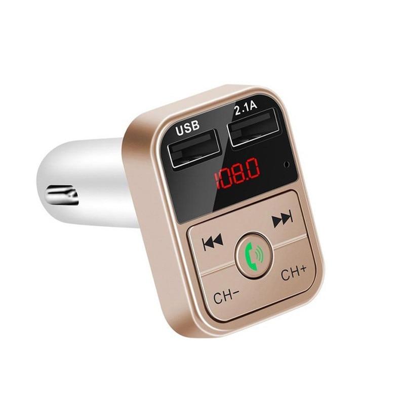 Fast USB Car Charger Bluetooth 5.0 FM Transmitter Modulator Handsfree Car Kit 3.1A Fast Phone Charger Audio MP3 Player