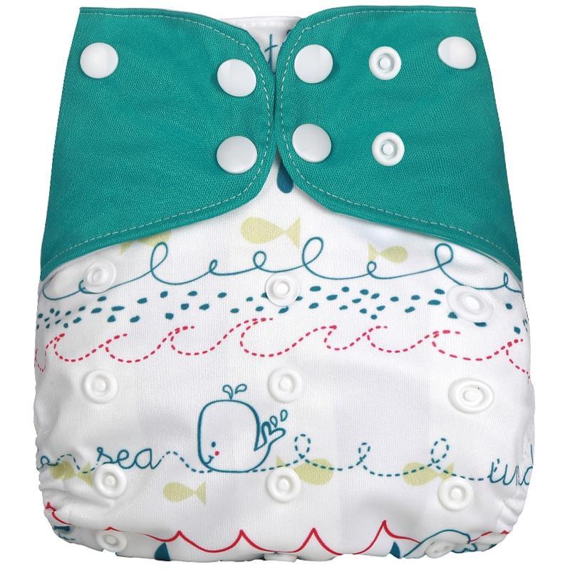 1Pcs Reusable Cloth Diaper Adjustable Baby Nappies Washable Nappy Durable Baby Diaper