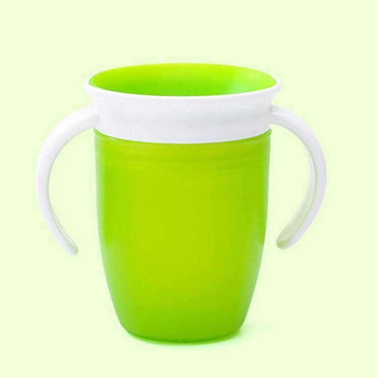 Baby 240ml Leak Proof Rotatable Magic Cup Baby Learning Drinking Cup Child Water Cup Bottle