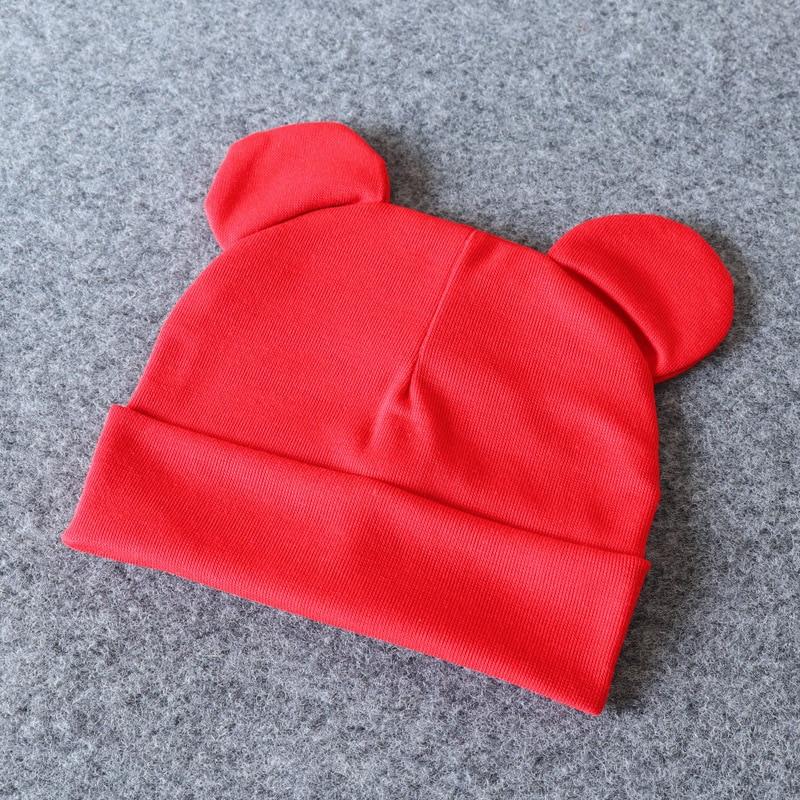 Baby Cap With Ears Cotton Warm Newborn Accessories Baby Hat For Kids Infant Toddler Beanie Cap