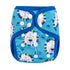 Newborn Pocket Diaper Cloth Diapers Bamboo Charcoal Inner Waterproof PUL Outer Double Gussets Nappies for Baby