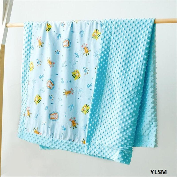 Modern Luxury Kids Blanket Baby Receiving Blanket Sleeping Bed Blanket Soft Newborn Swaddle For Kids