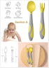 Baby Soft Silicone Spoon Infant Feeding Spoon Utensils Auxiliary Food Spoon Learn Eat Training Soft Spoon Children Tableware