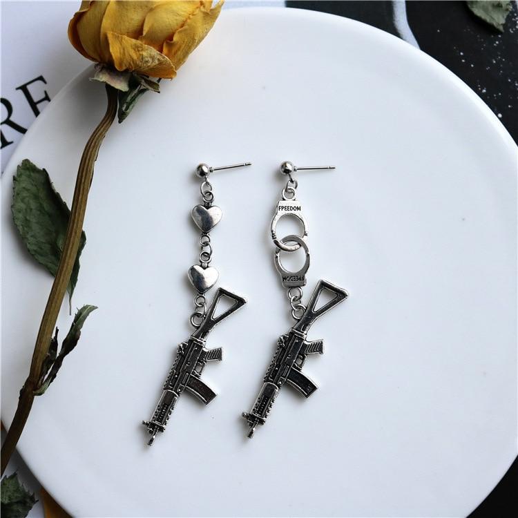 Luxury Punk Sliver Drop Earrings With Creativity Jewelry Accessories For Women In Simple Fashion Design