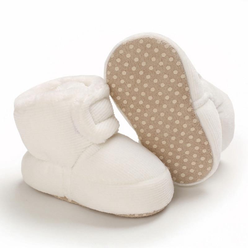 Newborn First Walkers Unisex Cozy Bootie Winter Warm Infant Toddler Crib Soft Autumn Shoes