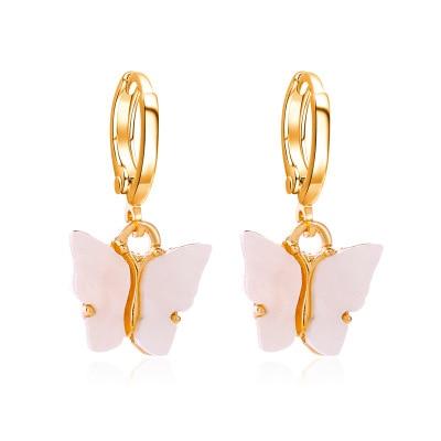 Fashion Bohemian punk Earrings Jewelry gold & silver color butterfly shape Stud Earrings