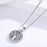 Authentic 925 Sterling Silver  Life Tree Necklace For Ladies Nature Lucky Jewelry Pendant Link Charm