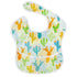 Waterproof Baby Bibs Polyester TPU Feeding Bibs Washable Baby Bibs with Food Catcher For Kids