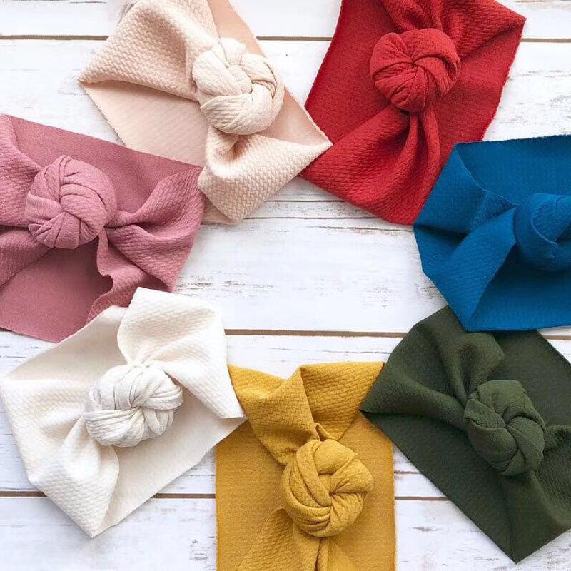 Head wrap Baby Headband Top Knot Headbands Over Sized Bow Hair Newborn Head Band For Baby Girl In elegant Modern Design