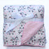 Baby Blankets New Layer Coral Fleece Infant Swaddle  Wrap Owl Printed Newborn Baby Bedding Blanket