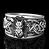 Epic Viking Nordic Mythology Giant Wolf Men Ring Defense Totem Wolf Fashion Hip Hop Rock Unisex Finger Ring Punk Gift For Men