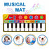 Modern Musical Mat Baby Play Piano Mat Keyboard Toy Music Instrument Game Carpet Music Toys Educational Toys For Kids