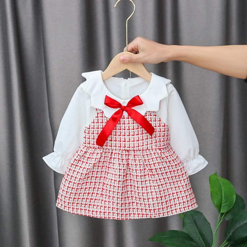 Luxury Modern Newborn Baby Girl Cartoon Dress With Bag Infant Clothing Toddler Dress In elegant New Design Made for Kids