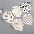 Fashion Modern 5PCS/SET Baby Triangle Double Cotton Bandana Feeding Bibs For Baby Boys/ Girls Baby Kids