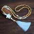 New Modern Bohemian Necklace Luxury Handmade Stones Tassels Elegant Wood Beads Amazing Necklace Long For Women Jewelry Gifts