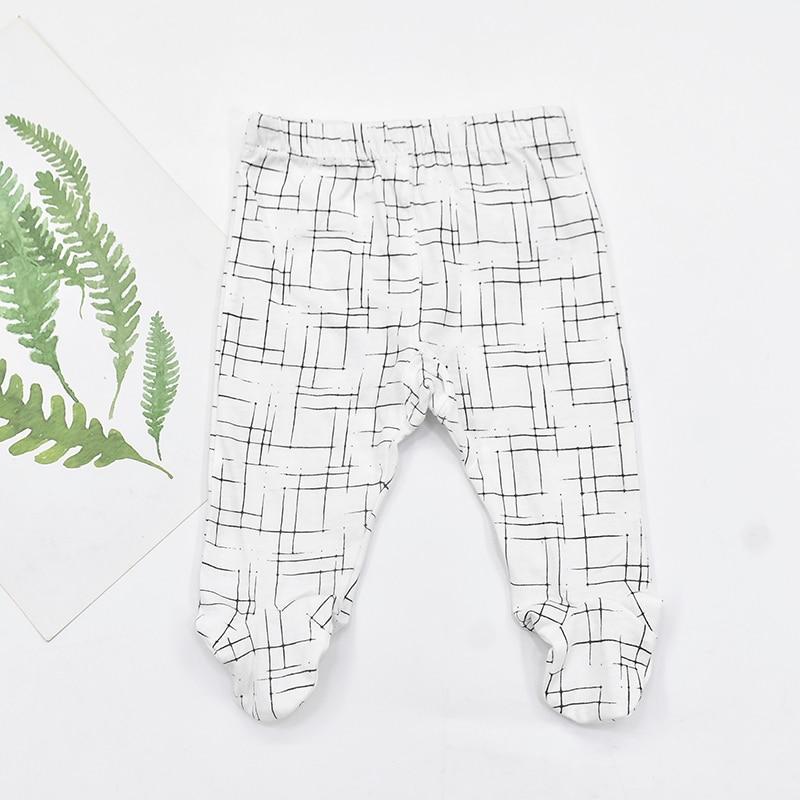 Baby Trousers 0-18 Month Cotton Cute Printed Spring Autumn Unisex Casual Footed Baby Boys Pant Infant Girl Pants Newborn Trouser