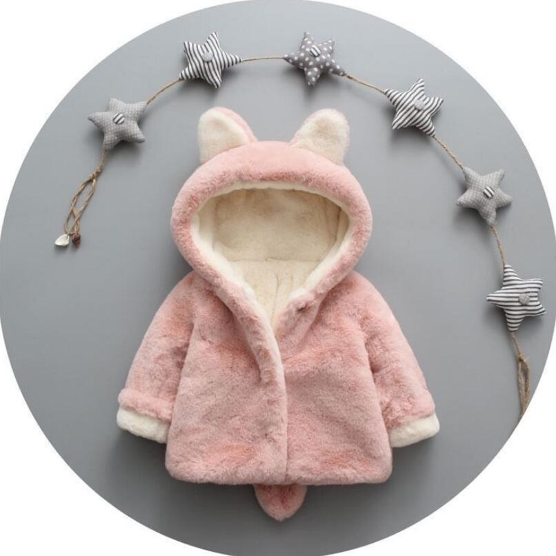 Luxury Modern Girls Winter Jackets Newborn Coat Hooded Baby Jacket For Girls