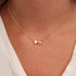 Fashion Tiny Heart Dainty Initial Gold Necklace For Women In Luxury Jewelry Vintage Cool Style Perfect Gift