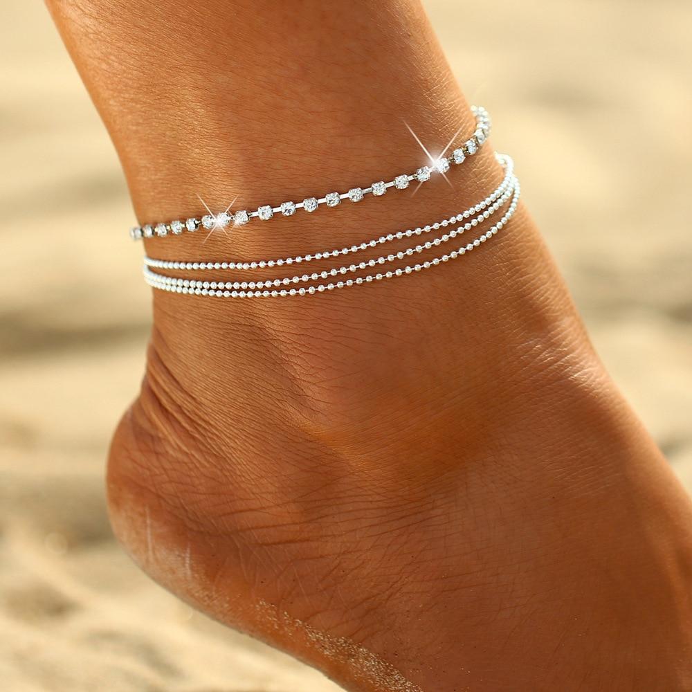 Bohemian Eagle Sequins Anklets For Women Fashion Gold Color Bracelet Anklet  Foot Accessories