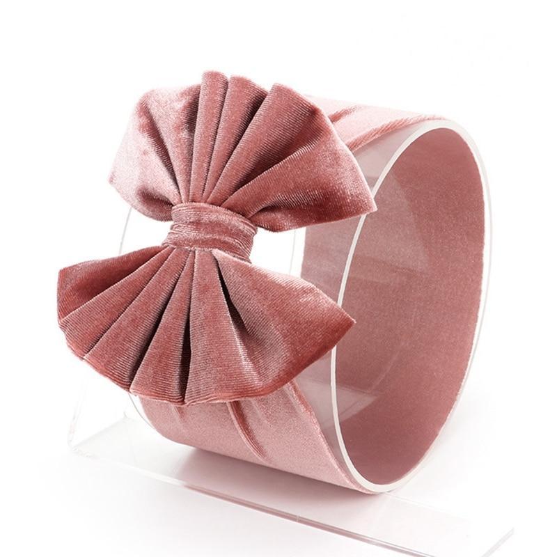 Baby Headband Big Bowknot Baby Girl Bright Colors Headband For Newborn Bow Hair Band Children Head Wrap Hair Accessories