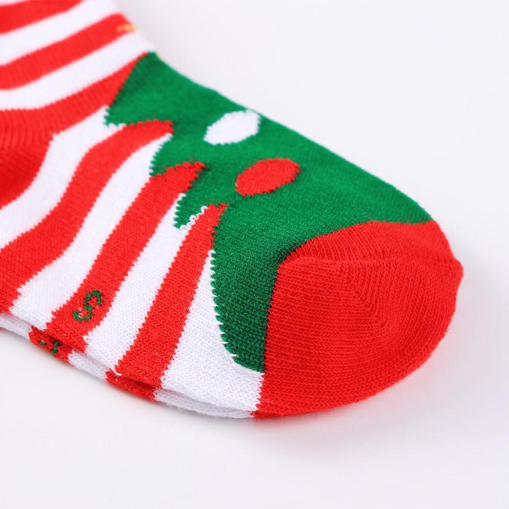 5Pairs Baby Christmas Socks for Lovely Boy/Girls, Cotton Red Gift Socks In elegant New Year Christmas Style For Baby Kids Set