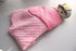 Baby Newborn Thermal Soft Fleece Swaddling Blanket, Solid Bedding Set Cotton Quilt for Infants Baby Kids