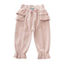 Baby Girls Pants Casual Ruffles Cherry Pants Baby Girl Clothes Long Princess Pants kids