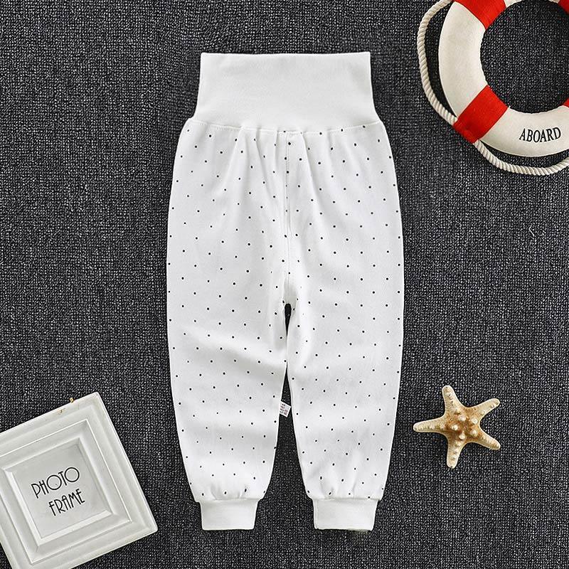 Newborn Baby Pants Girl Boy High waist Leggings Cotton Clothes Toddler Trousers Clothing Infant Kids