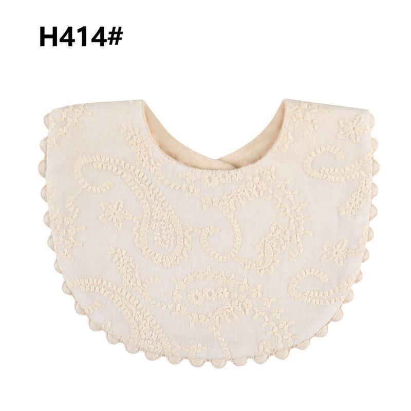 Infant Baby Bib Kid Toddler Dinner Feeding Tassel Double-side Cotton Linen Burp Cloths Saliva Towel For Baby